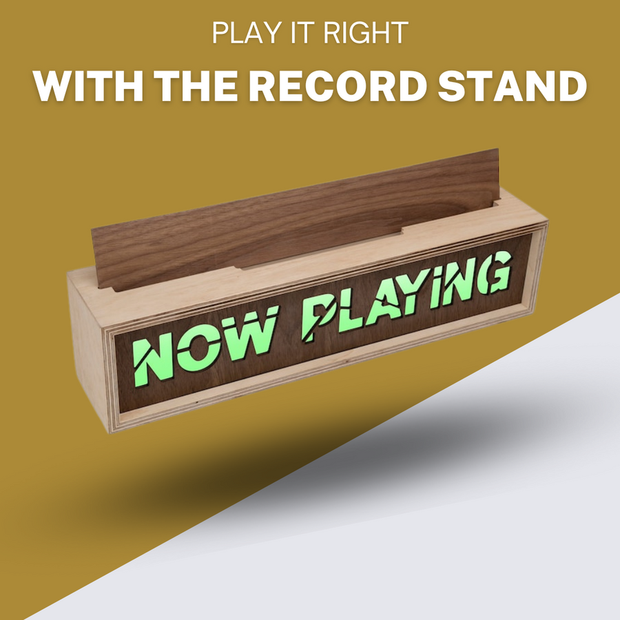 Now Playing Vinyl Record Stand